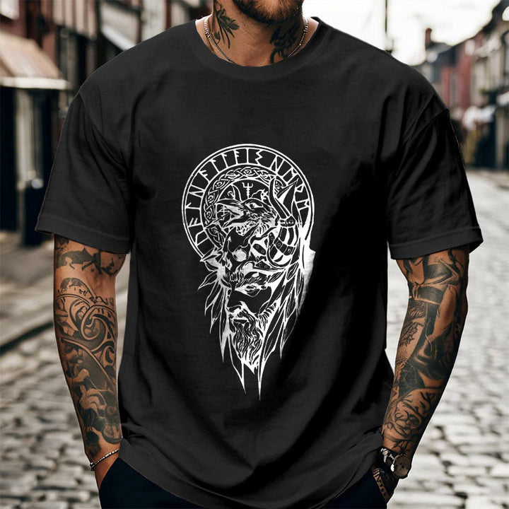 WorldNorse Vegvisir Wolve Celtic T-shirt - image 5