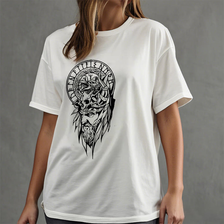 WorldNorse Vegvisir Wolve Celtic T-shirt - image 15