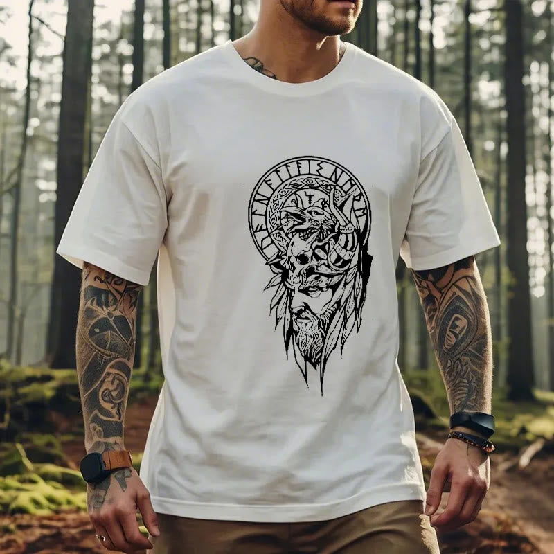 WorldNorse Vegvisir Wolve Celtic T-shirt - image 13