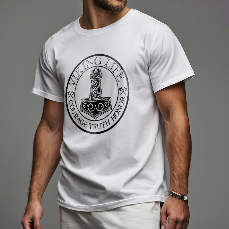 WorldNorse Viking Honor Thor's Hammer T-shirt - image 12