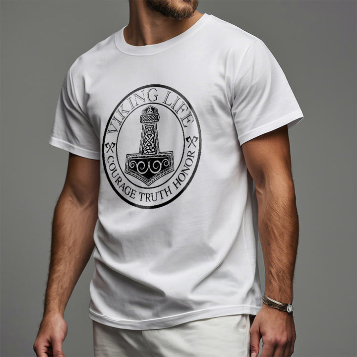 WorldNorse Viking Honor Thor's Hammer T-shirt - image 12