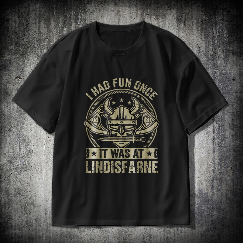WorldNorse Viking Warrior Fun T-shirt - Black - 2XL - image 0