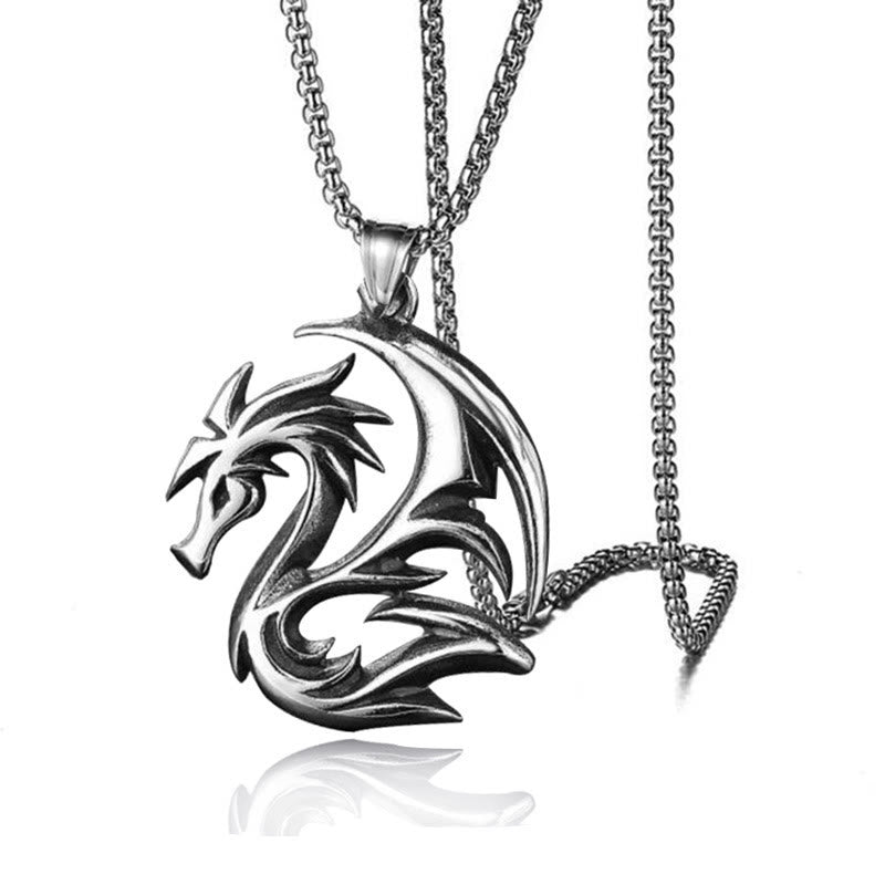 WorldNorse Norse Dragon Carving Necklace - image 6