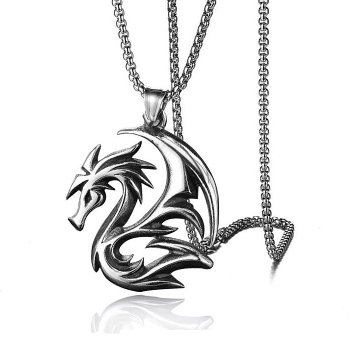 WorldNorse Norse Dragon Carving Necklace - image 6