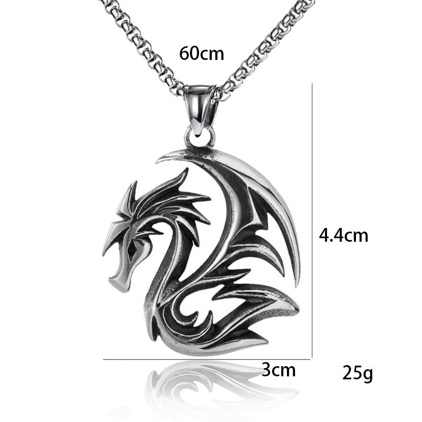 WorldNorse Norse Dragon Carving Necklace - image 7