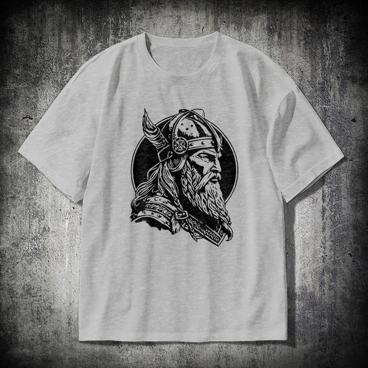 WorldNorse Viking Of God Warrior T-shirt - Grey - 2XL - image 18