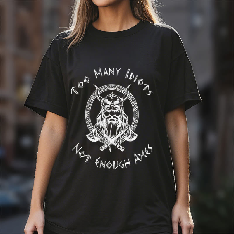 WorldNorse Viking Rune With Warrior Axe T-shirt - image 8
