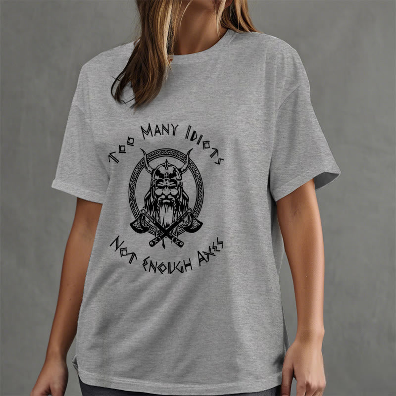 WorldNorse Viking Rune With Warrior Axe T-shirt - image 24