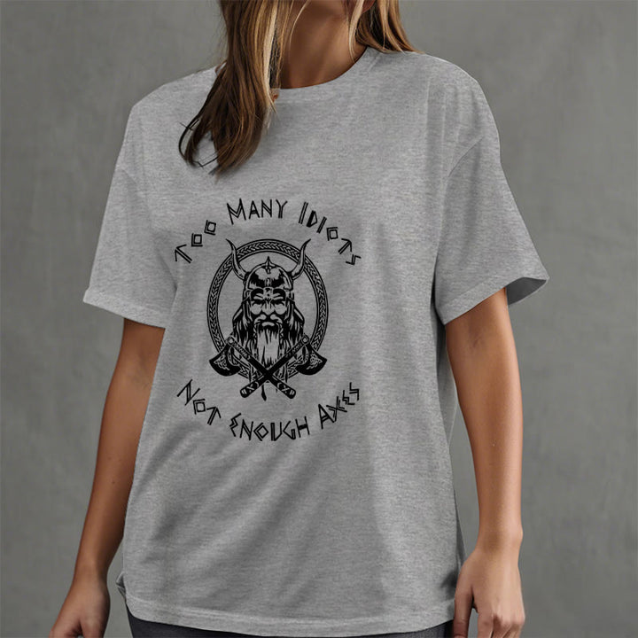 WorldNorse Viking Rune With Warrior Axe T-shirt - image 24