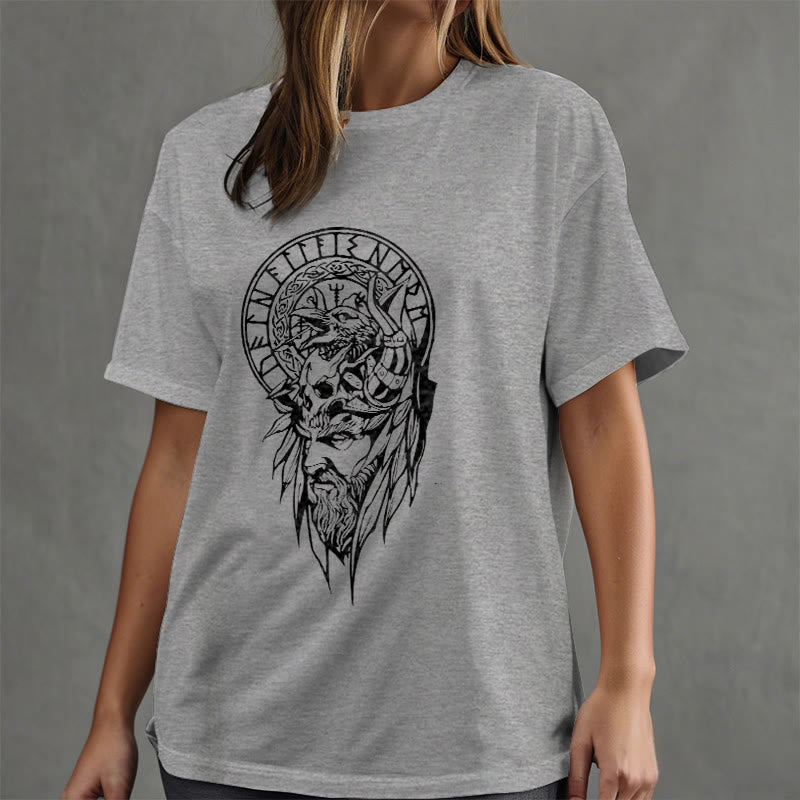 WorldNorse Vegvisir Wolve Celtic T-shirt - image 24