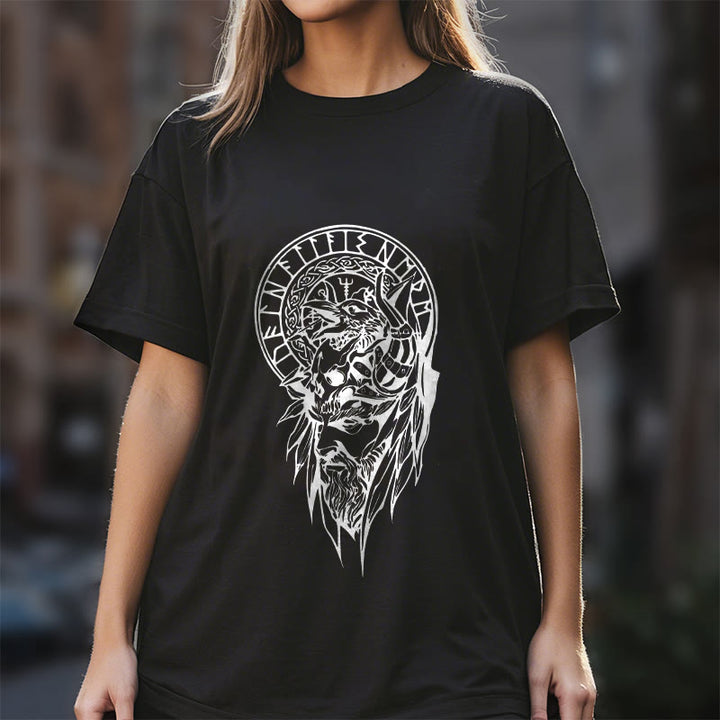 WorldNorse Vegvisir Wolve Celtic T-shirt - image 8