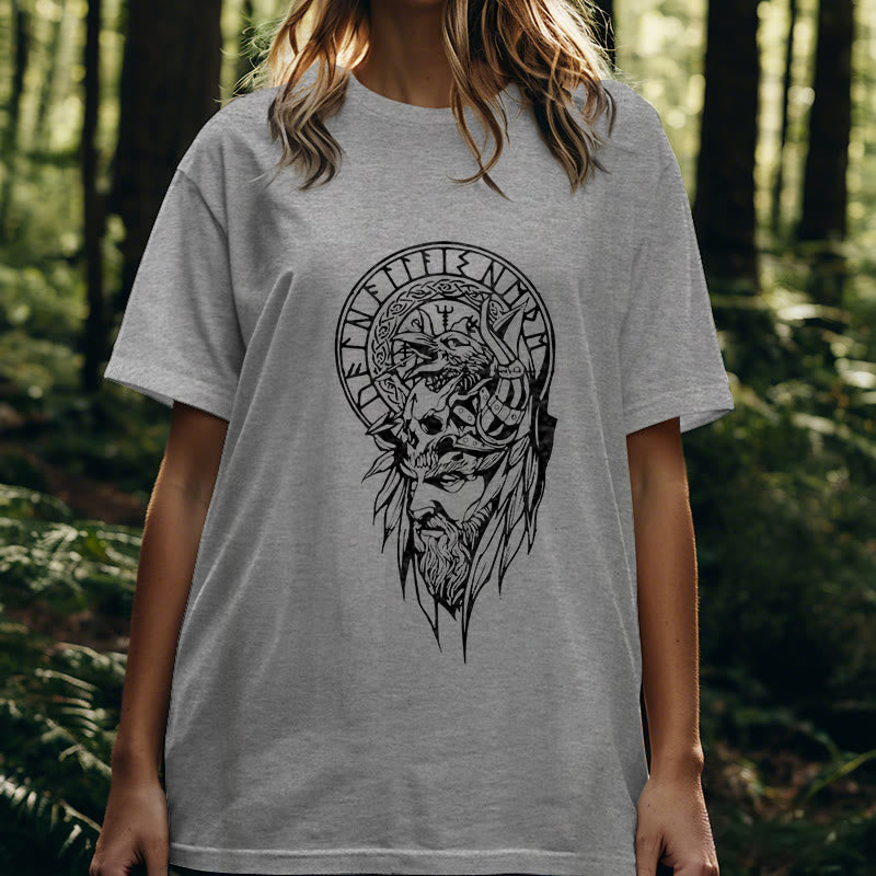 WorldNorse Vegvisir Wolve Celtic T-shirt - image 25