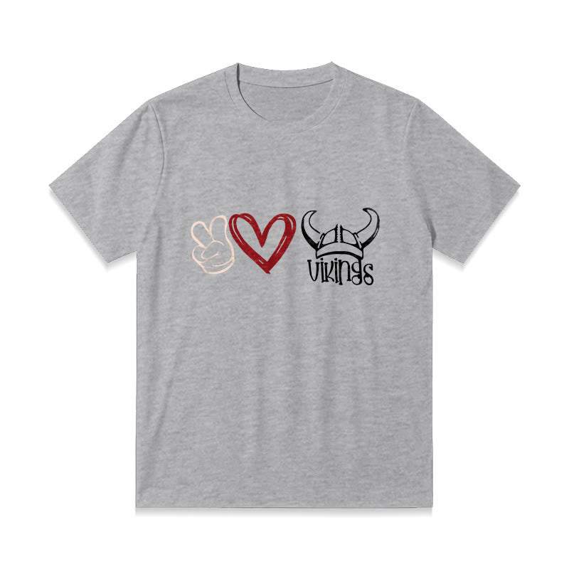 WorldNorse Vikings Heart Design T-shirt - image 20