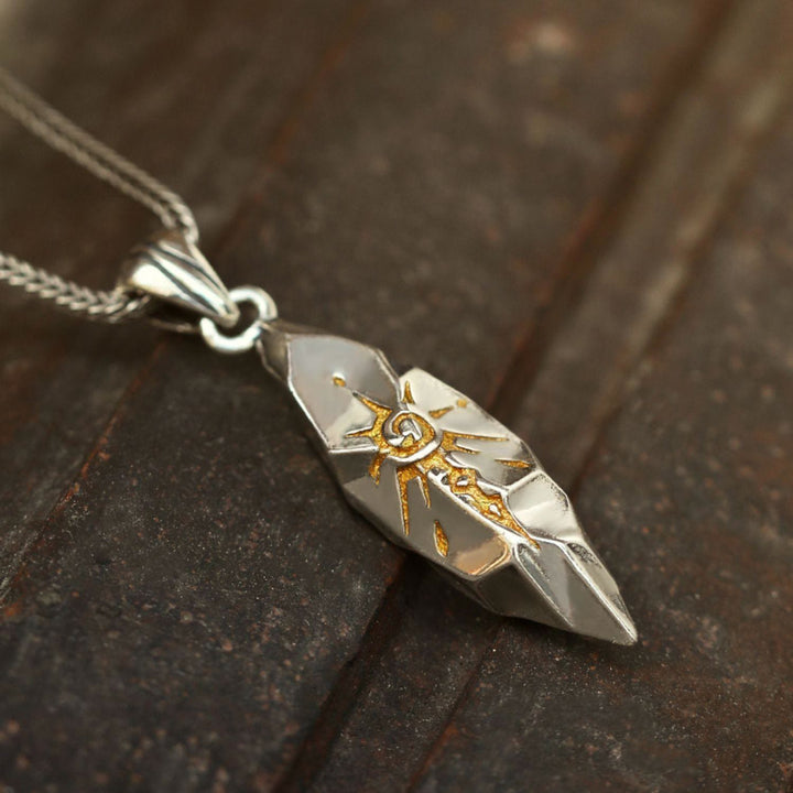 WorldNorse Handcrafted 925 Silver Wishing Stone Necklace - image 3