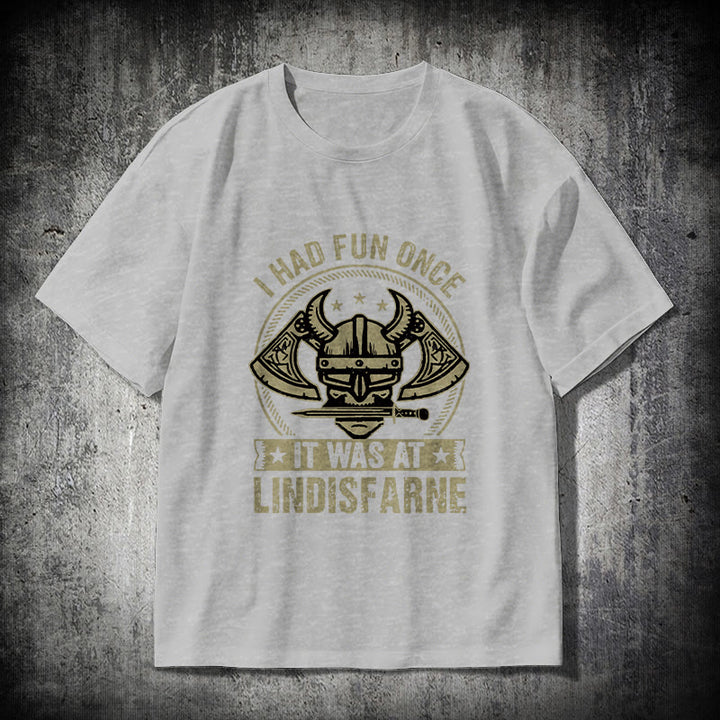 WorldNorse Viking Warrior Fun T-shirt - Grey - 2XL - image 18
