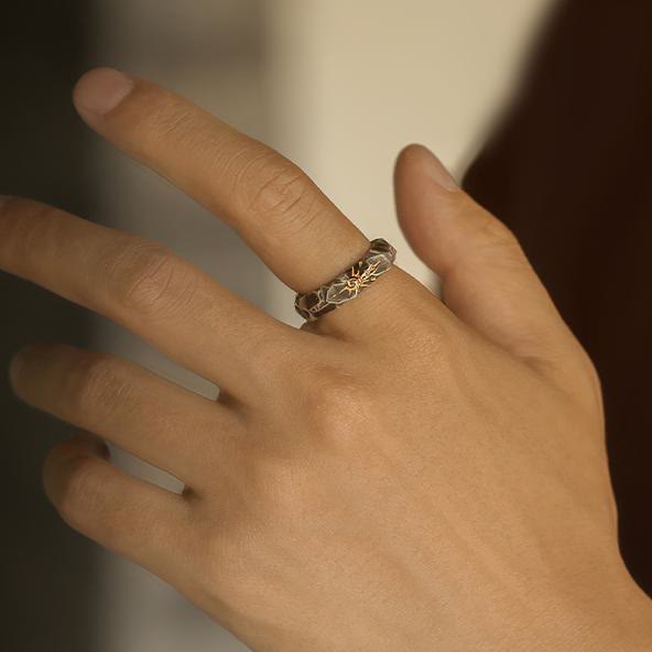 WorldNorse 925 Sterling Silver Wishing Stone Ring - image 4