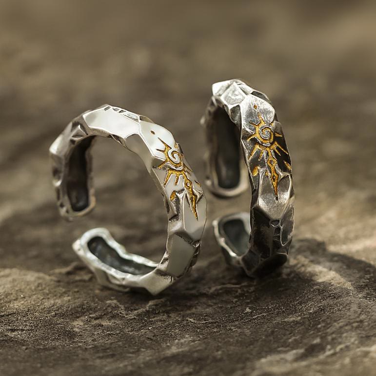 WorldNorse 925 Sterling Silver Wishing Stone Ring - image 7