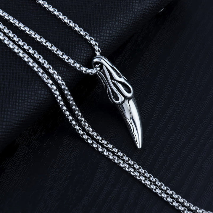 WorldNorse Vintage Wolf Tooth Necklace - image 3