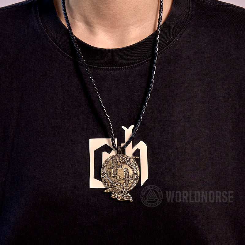 WorldNorse Odin Viking Raven Necklace - image 11