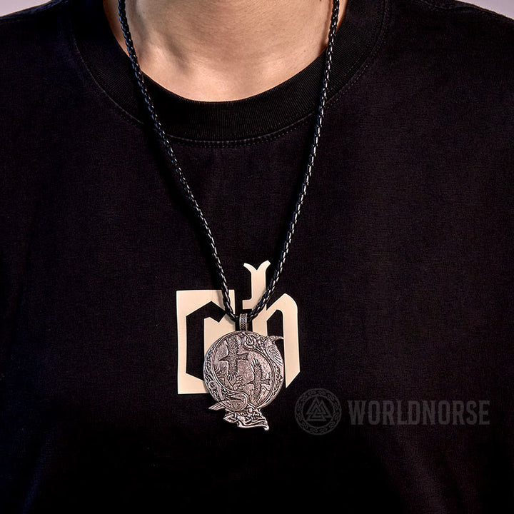 WorldNorse Odin Viking Raven Necklace - image 5