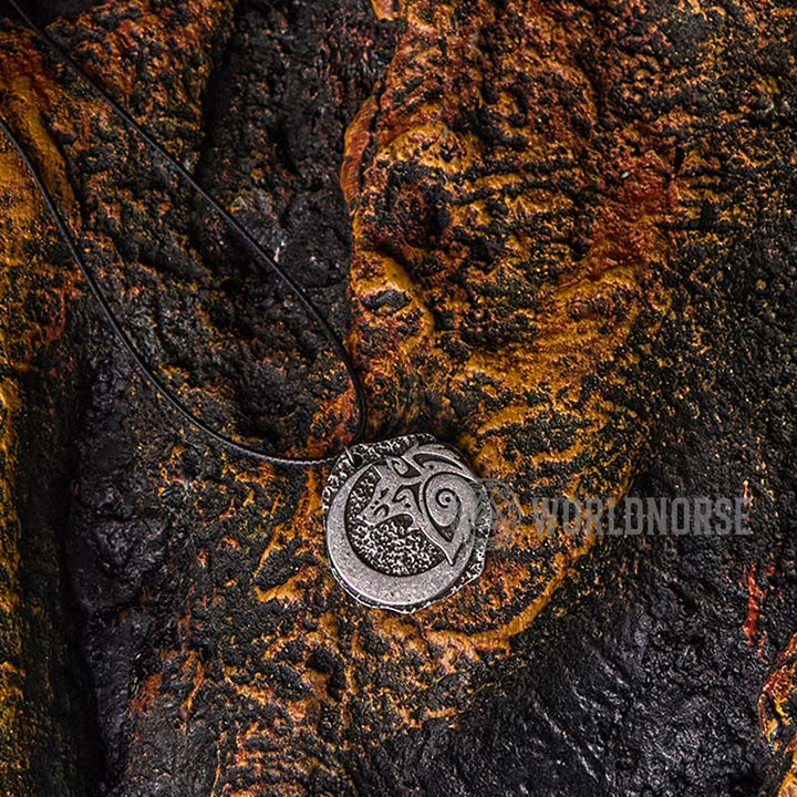 WorldNorse Wolf Roar Moon Necklace - image 2
