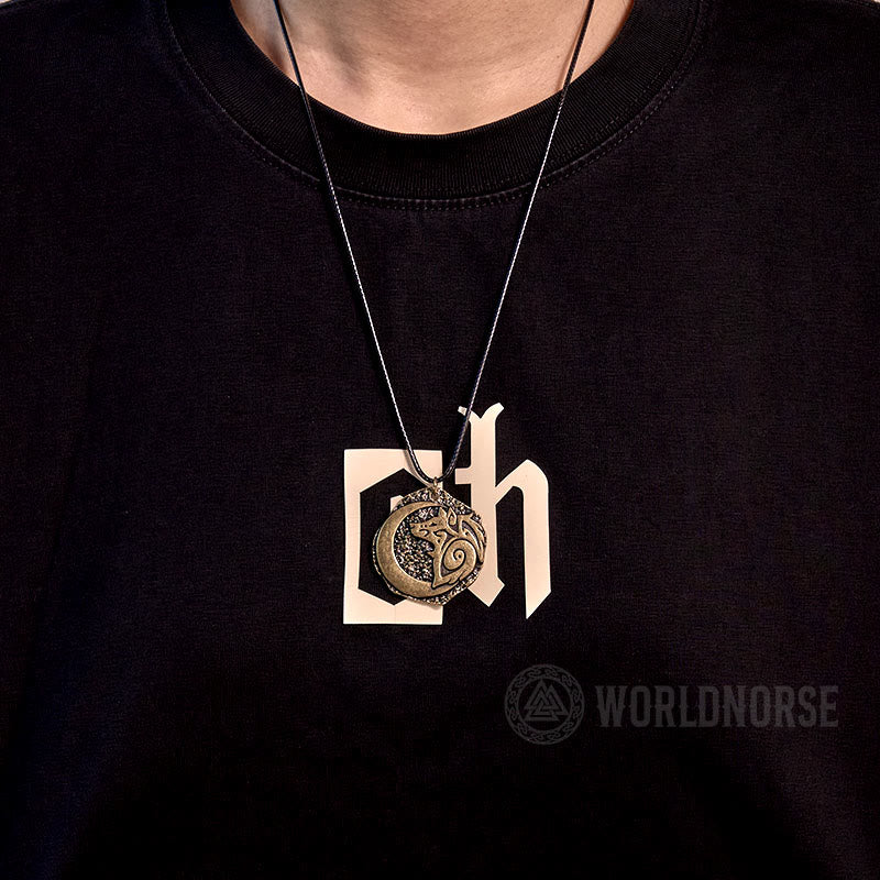 WorldNorse Wolf Roar Moon Necklace - image 5