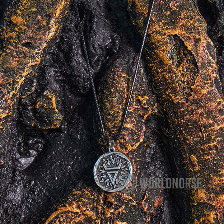 WorldNorse Viking Witchcraft Amulet Necklace - Retro Silver - image 6