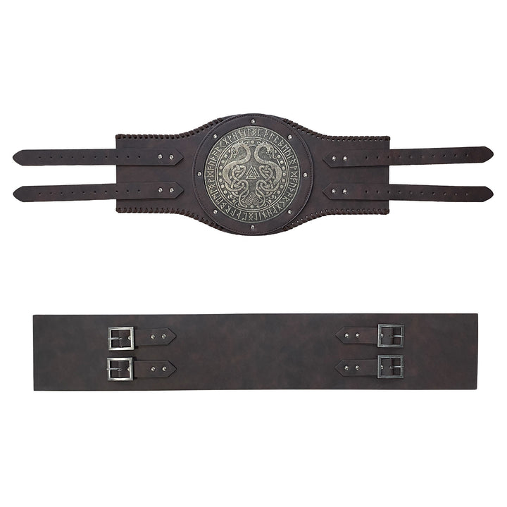 WorldNorse Vintage Serpent Valknut Rune Waistband
