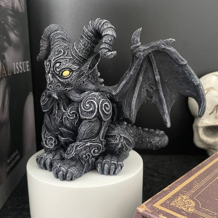 WorldNorse Halloween Dragon Sculpture Ornament - image 1