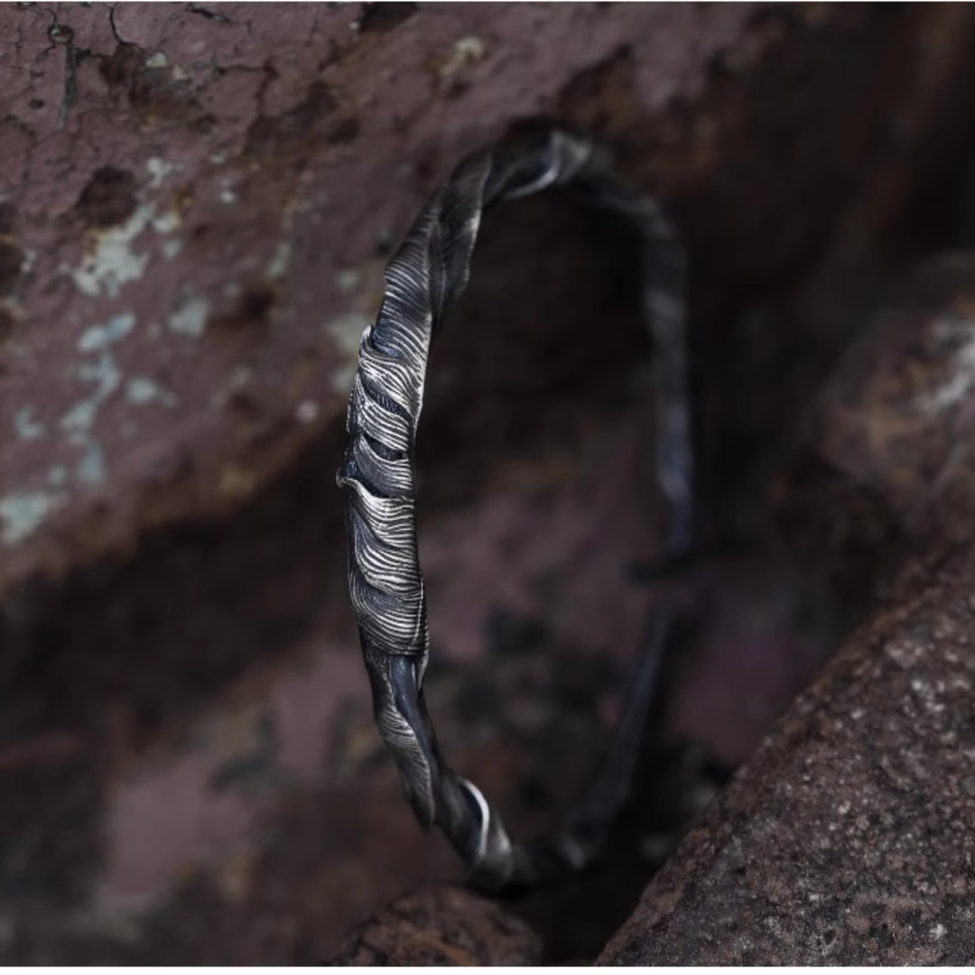 WorldNorse Vintage Feather Open Bracelet - image 3