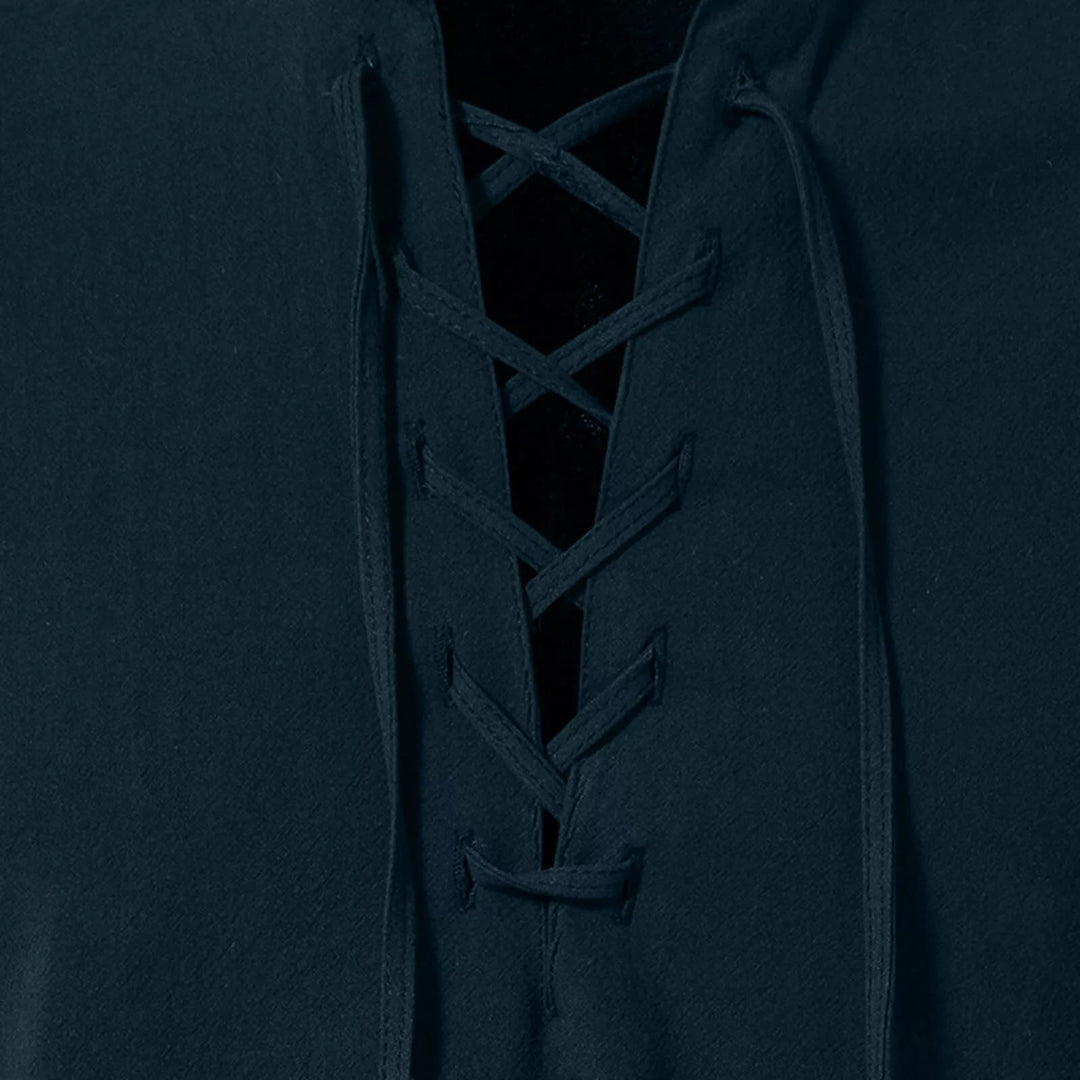 WorldNorse Medieval Lace-Up Pirate Tunic Costume Shirt - image 12