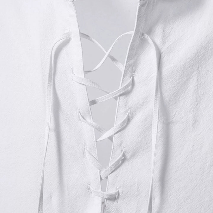 WorldNorse Medieval Lace-Up Pirate Tunic Costume Shirt - image 10