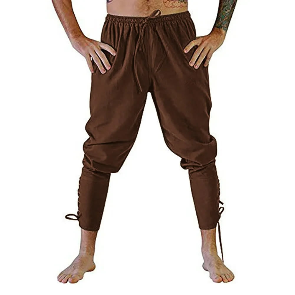 WorldNorse Viking Traditional Ankle Ties Costume Pant - image 16