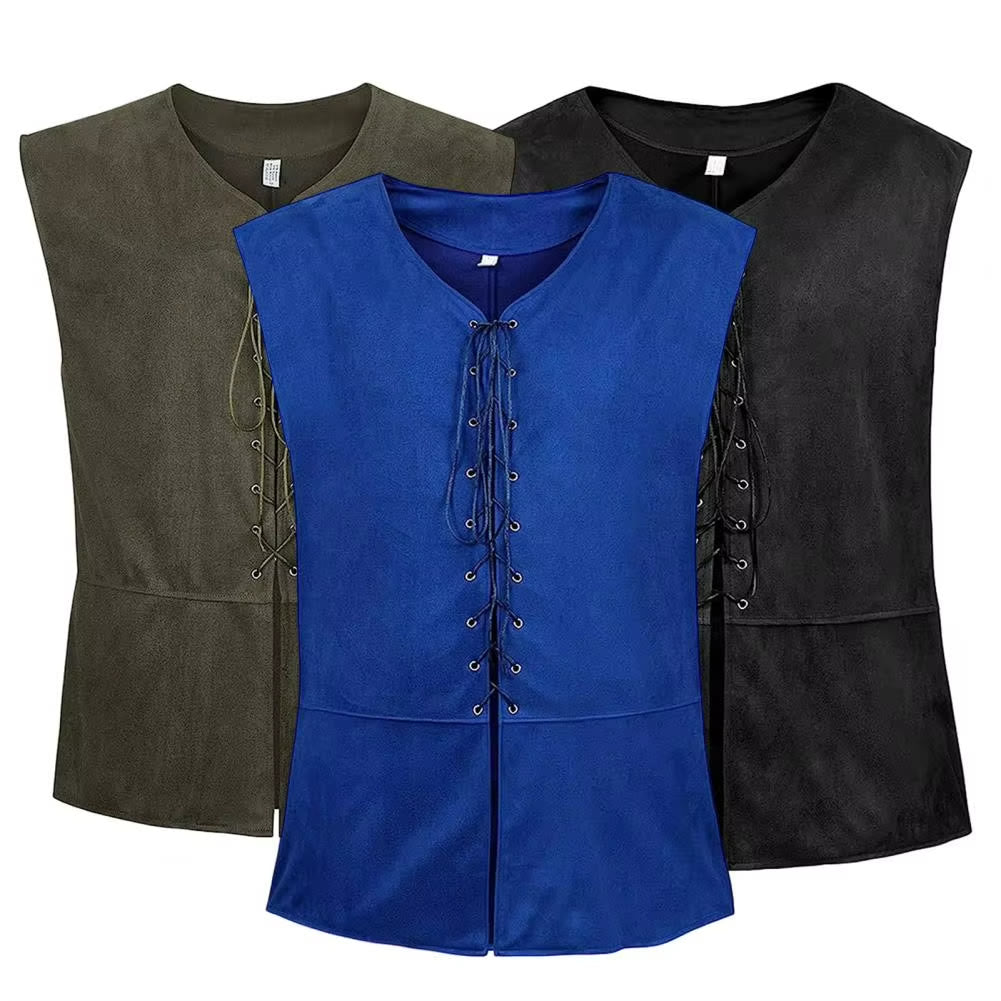 WorldNorse Medieval Lace-Up Vest Costume Waistcoat - image 10