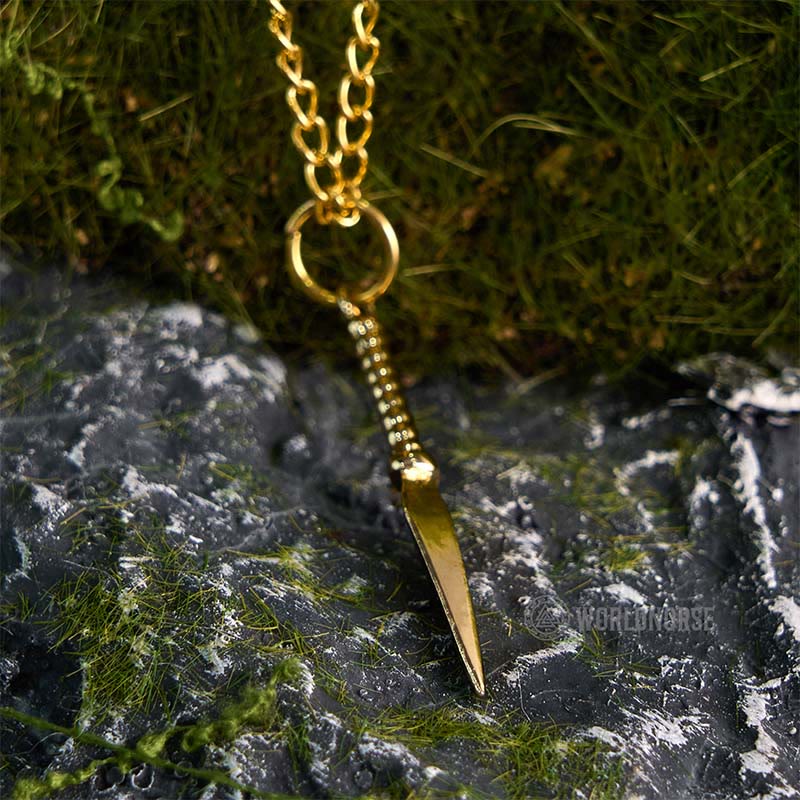 WorldNorse Nordic Spearhead Weapon Necklace - image 7