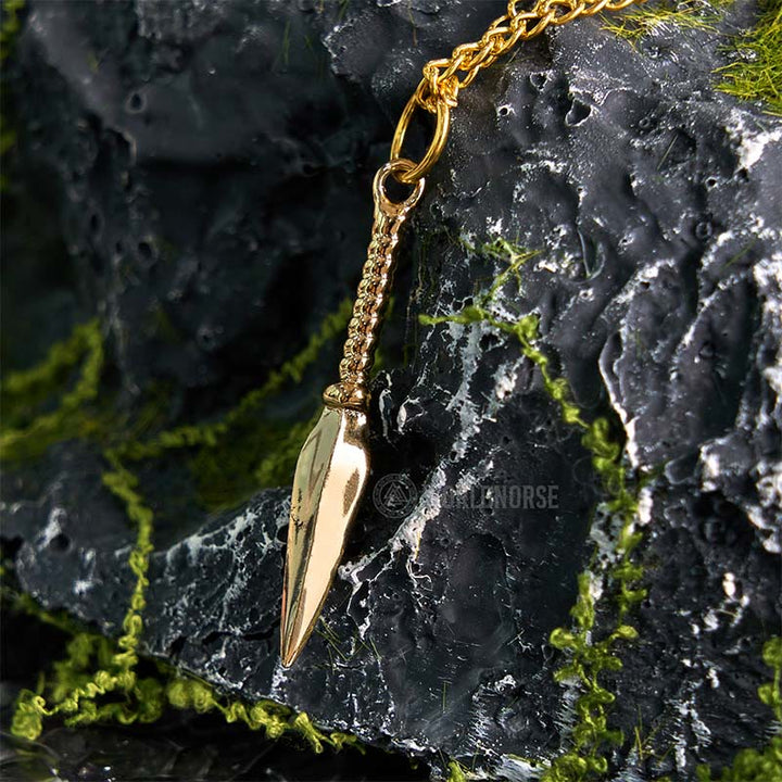 WorldNorse Nordic Spearhead Weapon Necklace - image 8
