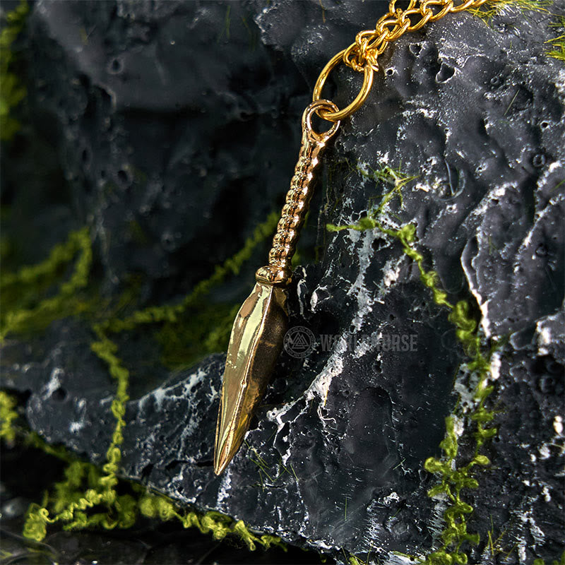 WorldNorse Nordic Spearhead Weapon Necklace - image 9