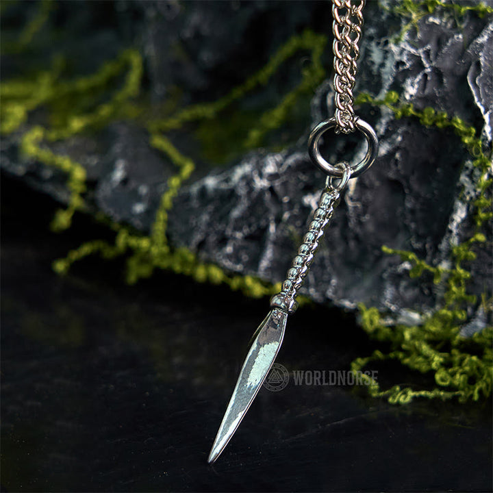 WorldNorse Nordic Spearhead Weapon Necklace - image 14