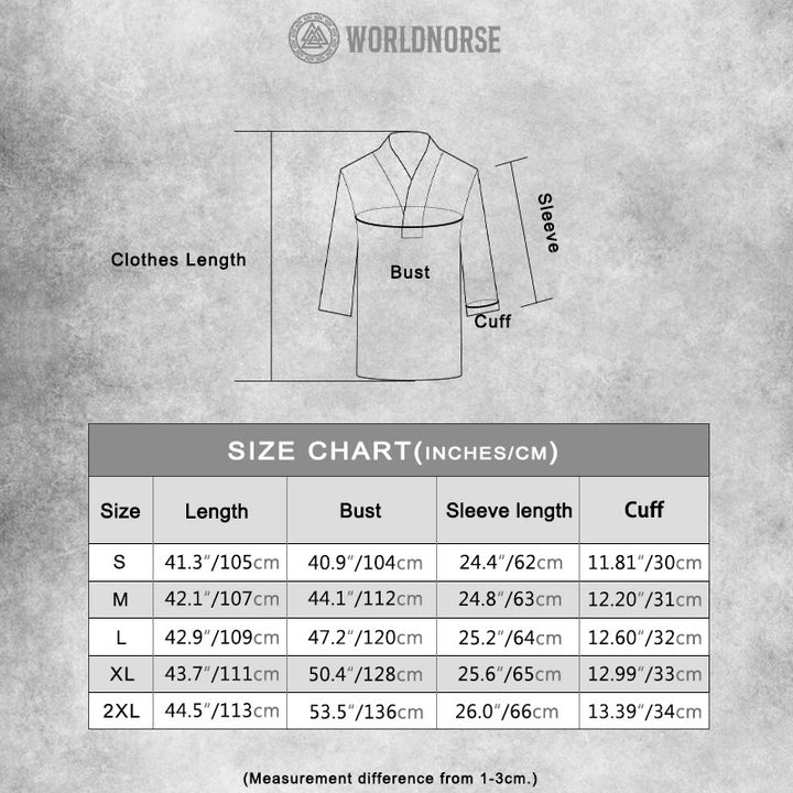 WorldNorse Medieval Knight Notch Neck Costume Robe - image 5