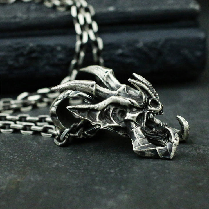 WorldNorse Fierce Dragon Head Necklace - image 2