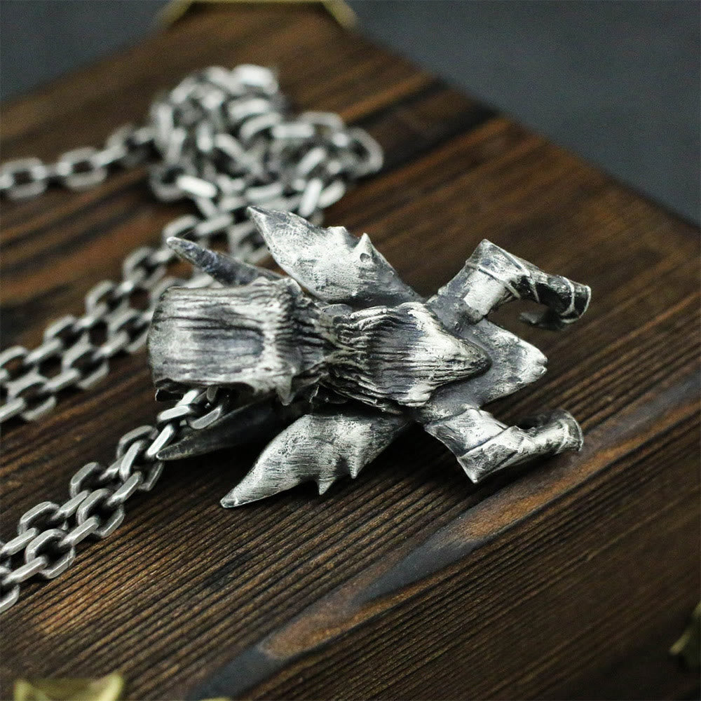 WorldNorse Fierce Dragon Head Necklace - image 3