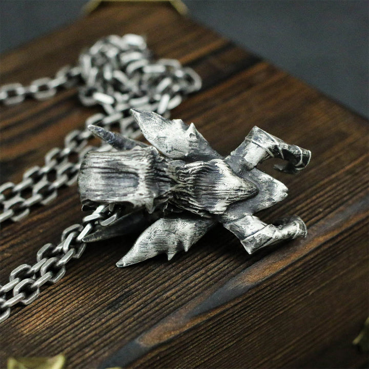 WorldNorse Fierce Dragon Head Necklace - image 3