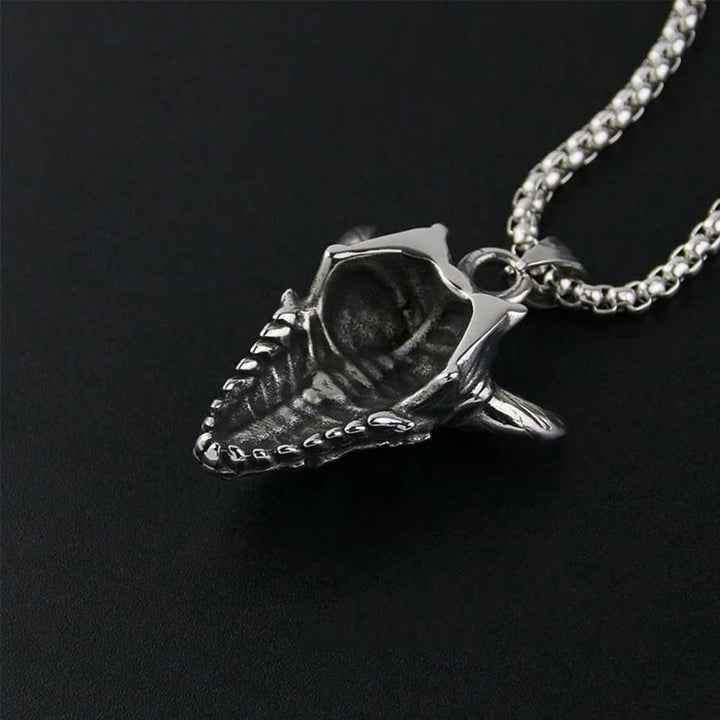 WorldNorse Dark Horned Beast Necklace - image 3