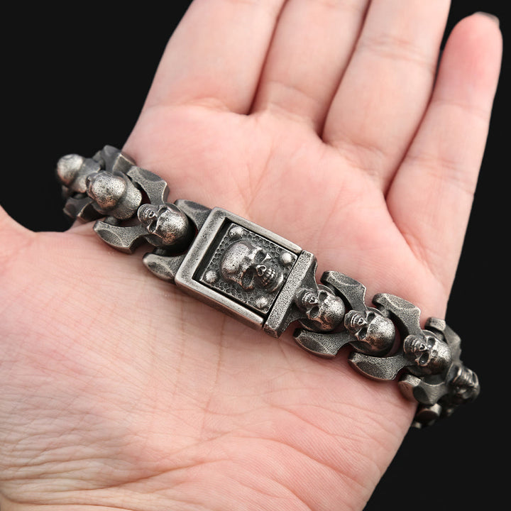 WorldNorse Skull Heavy Domineering Bracelet - image 2