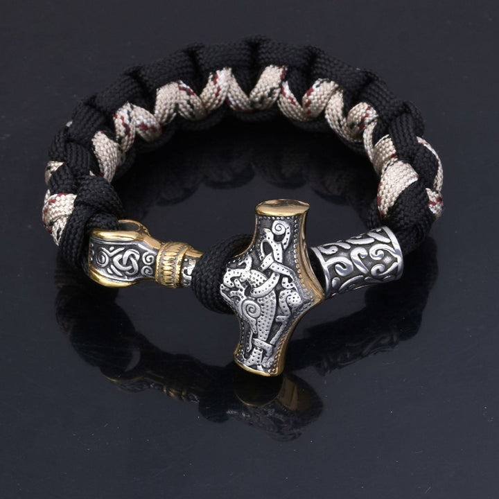 WorldNorse Viking Mjolnir Paracord Braided Bracelet - image 6