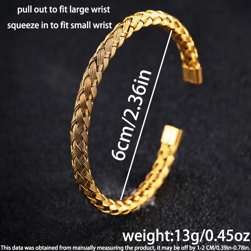 WorldNorse Braided Cable Cuff Bracelet - image 11