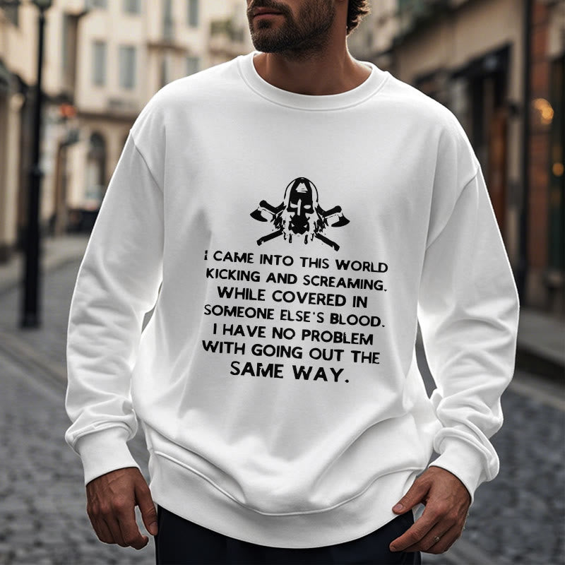 WorldNorse I Came Into This World Viking Sweatshirt - image 14