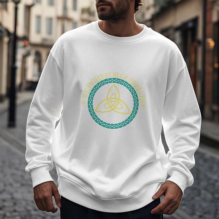 WorldNorse Celtic Knot Round Triquetra Sweatshirt - image 14