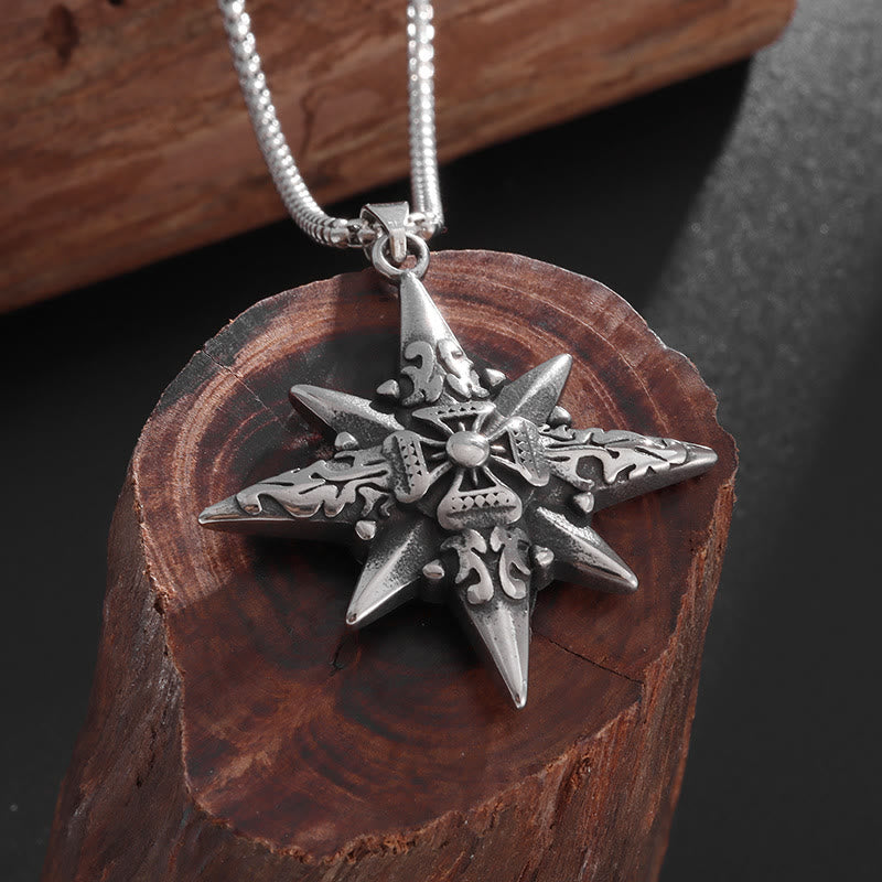 WorldNorse Star Compass Cross Necklace - image 4