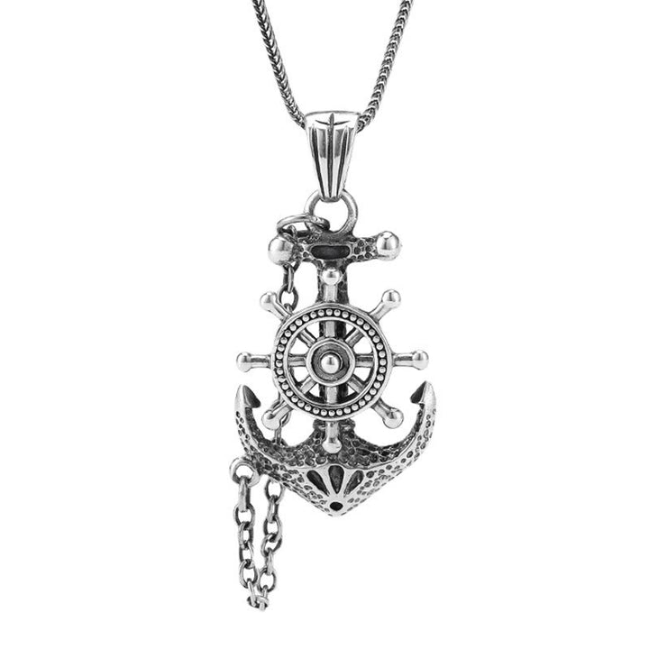 WorldNorse Marine Anchor Wheel Necklace - image 4